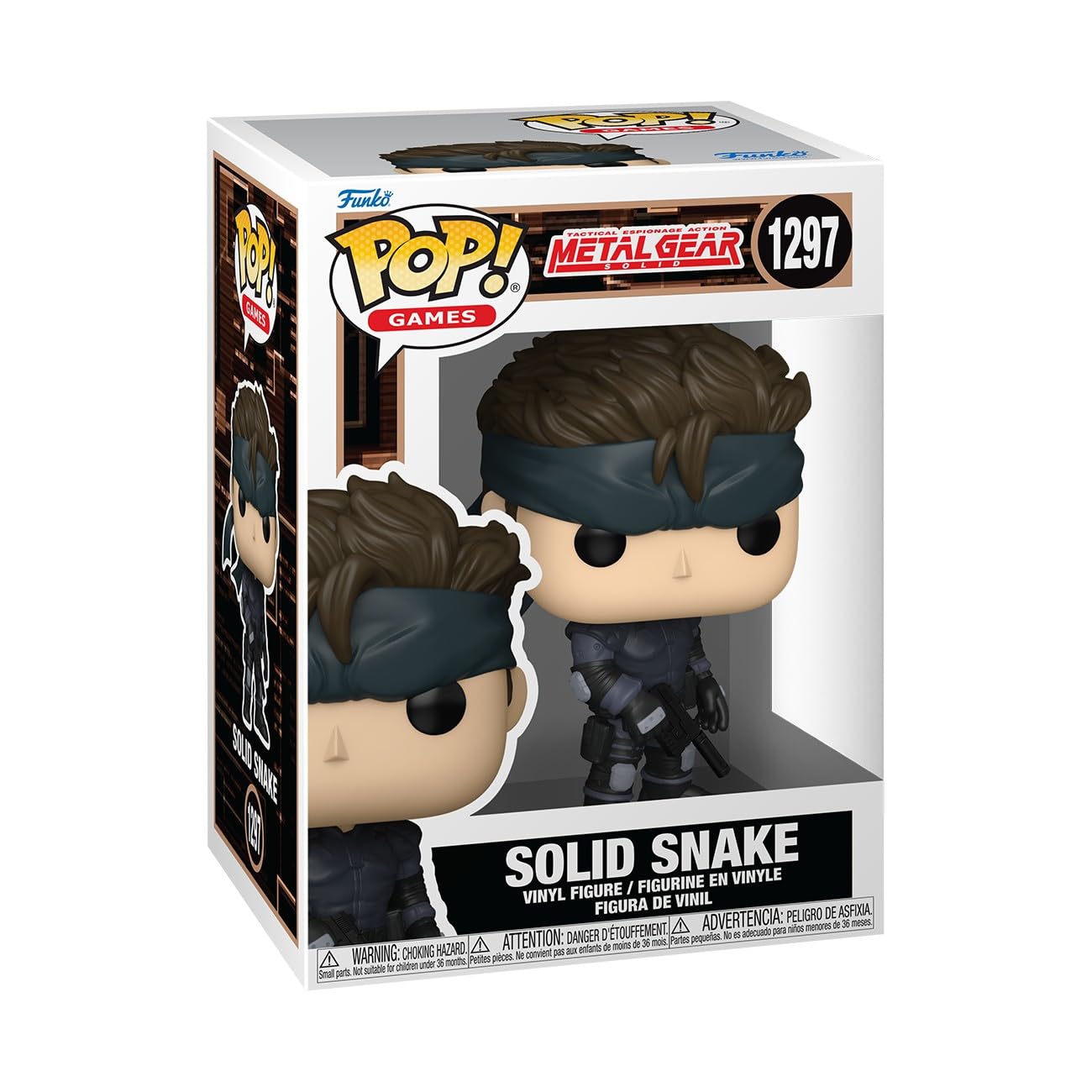 Funko POP! Games: Solid Snake - Metal Gear Solid Collectable Vinyl Figure 1