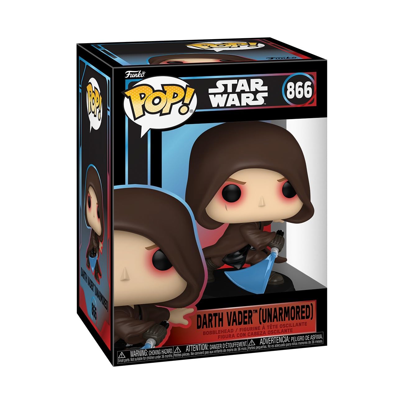 Funko Pop! Star Wars Darth Vader (Unarmored) - Vinyl Collectible Figure | 3.75 Inches