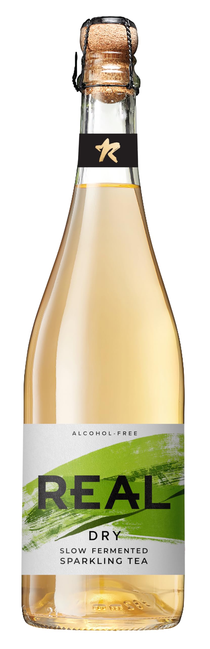 REAL Kombucha Dry Slow Fermented Sparkling Tea - 750ml | Natural Ingredients | Award-Winning 1