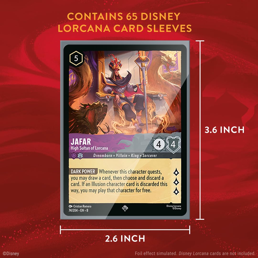 Ravensburger Disney Lorcana Trading Card Game - 65 Tinkerbell Card Sleeves (11098532)