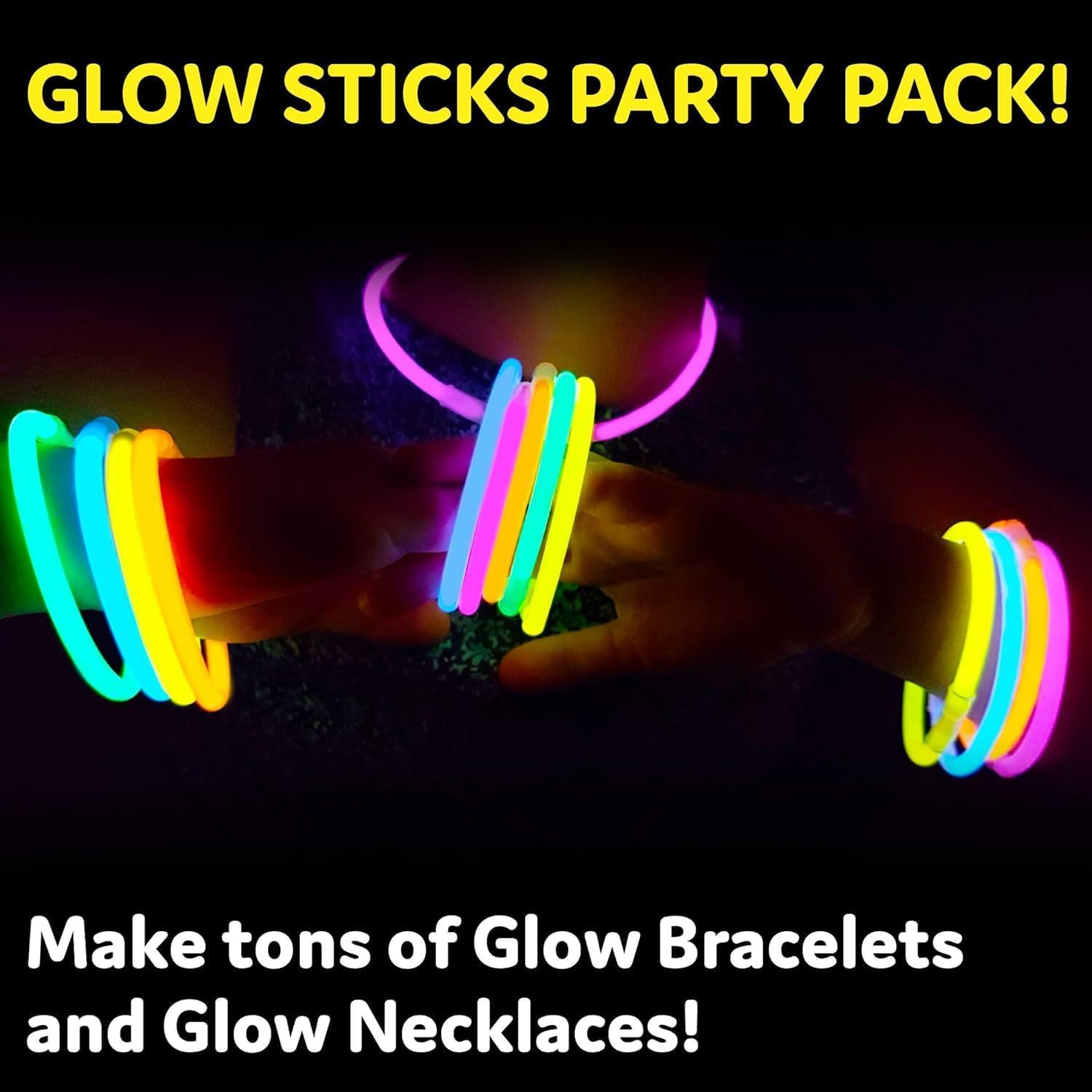 SHATCHI Glow Sticks Pack - 400Pcs Neon Glowsticks | Unisex Children 7