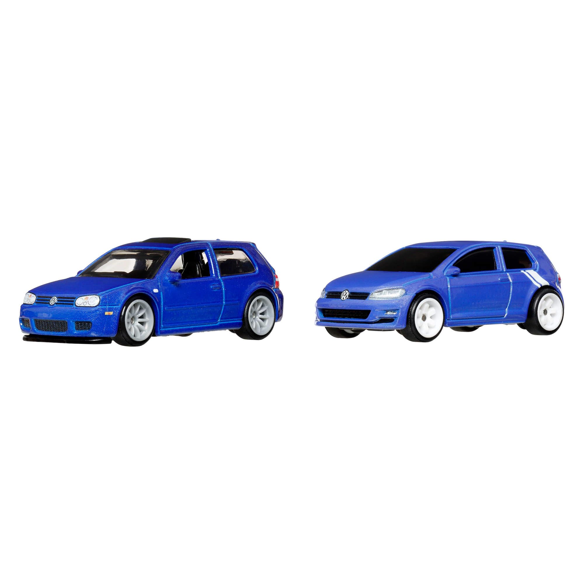 Hot Wheels Premium Car Culture 2-Pack (2004 Volkswagen Golf R32 & VW) | 1:64 Scale Metal/Metal 5