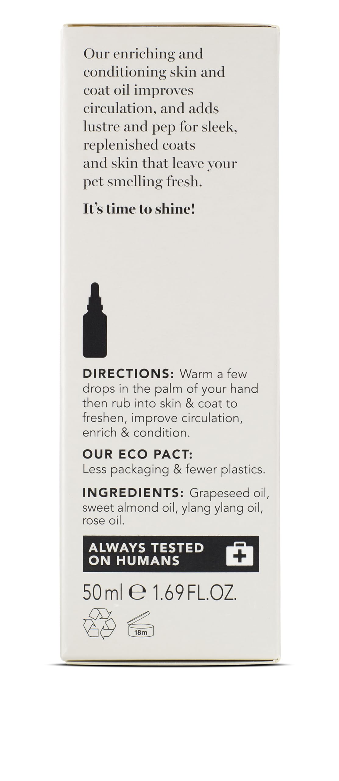 Be:Loved Be:silky Pet Skin & Coat Oil Rub - Enriching & Conditioning | 50ml