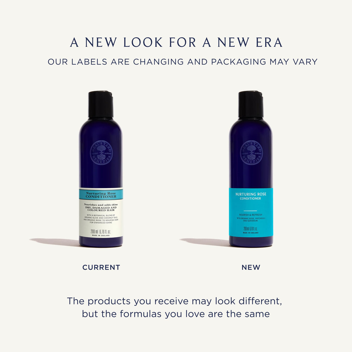 Neal's Yard Remedies Nurturing Rose Conditioner - For Dry, Damaged, or Colour-Treated Hair | 200 ml