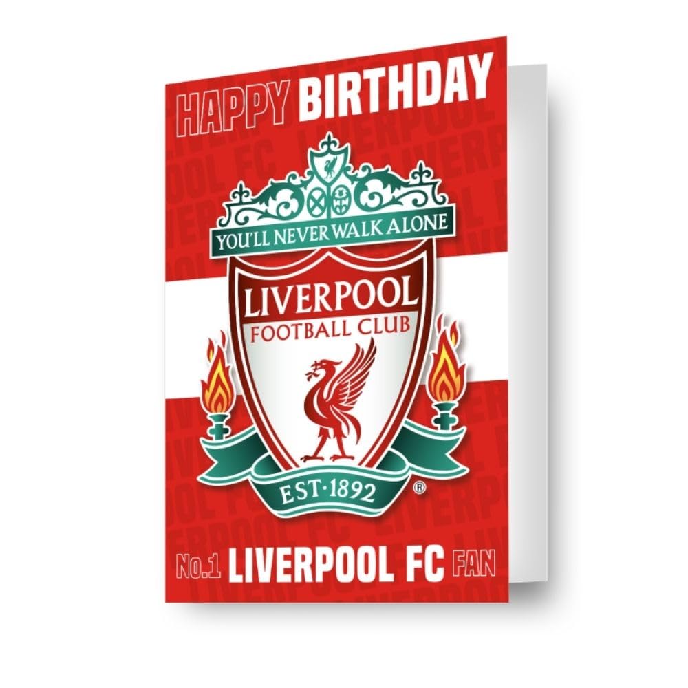 Danilo Promotions LTD Liverpool FC Birthday Card 3D-Effect Lenticular A5 Multi Color 1