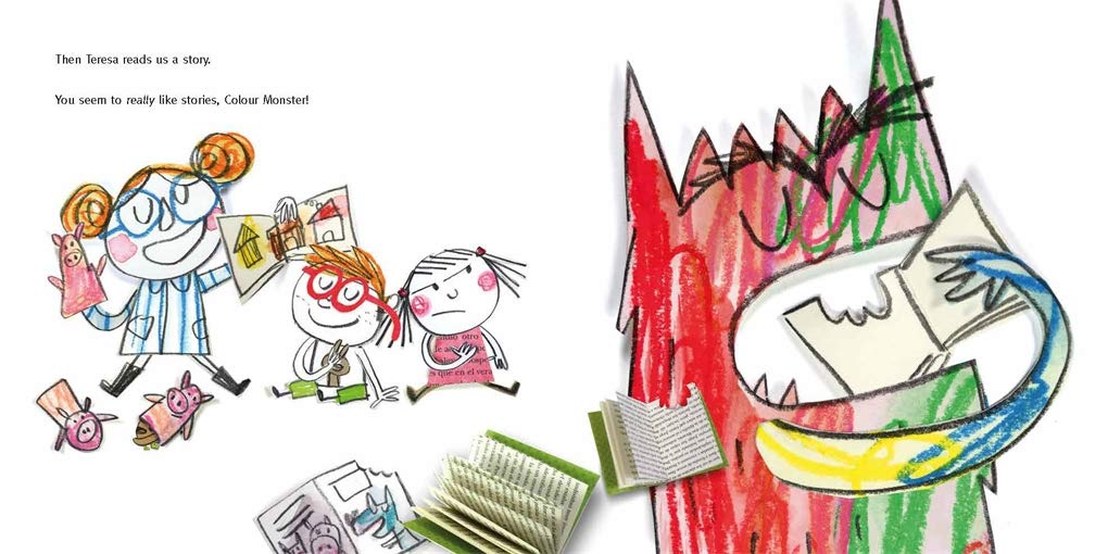 BONNIER The Colour Monster Goes to School - Tackling School Nerves | Paperback | 40 Pages 3