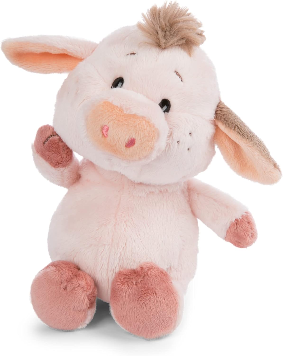 NICI Pigwick Soft Toy - 22 cm Pink Plush Pig from Farm Friends Collection 1