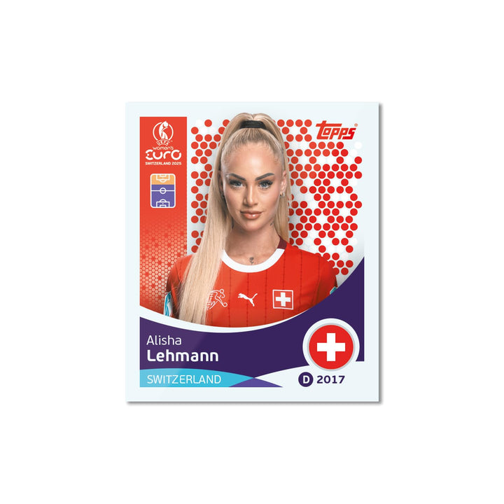 Topps UEFA Women's Euros 2025 Sticker Collection - Multipack (6 Packets)
