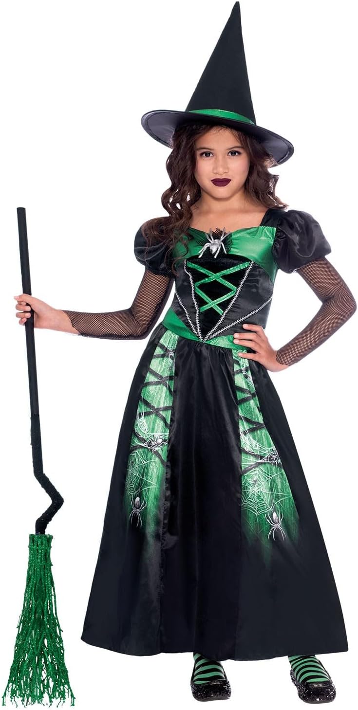 Amscan Spider Witch Costume - Girls 6-8 Years 1
