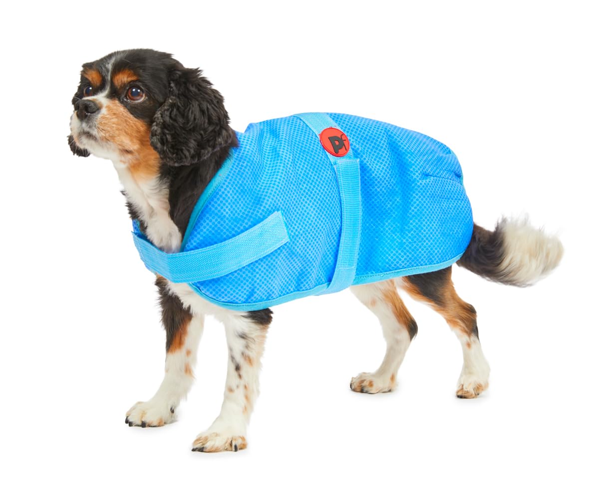 Petface Cooling Dog Coat - Water-Activated | 30cm | Blue