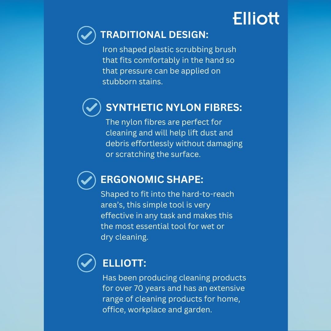 Elliott - Scrubbing Brush with Handle