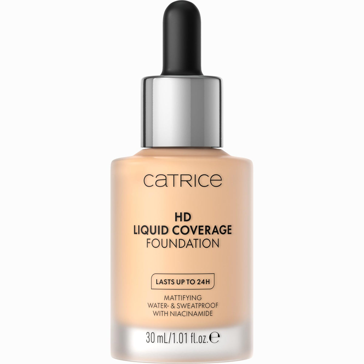 Catrice HD Liquid Coverage Foundation - 30 ml, Ivory Beige, Matte, Longlasting