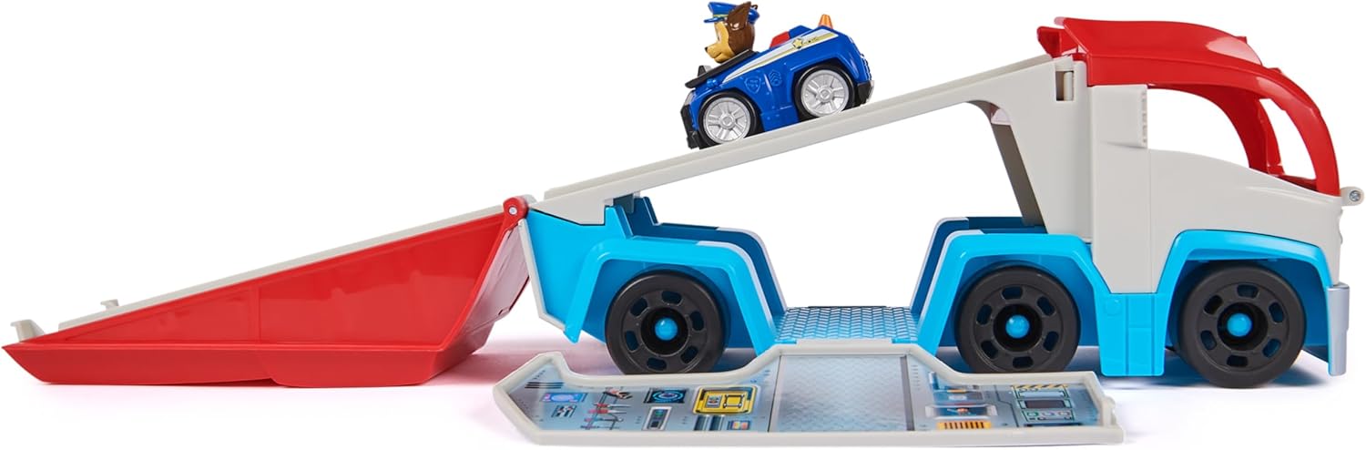 Paw Patrol: Pup Squad Patroller Team Vehicle with Chase - Transforming Toy Lorry Playset 2