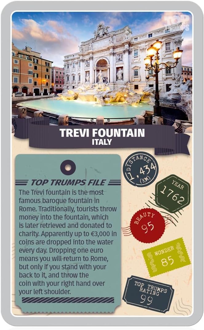 Top Trumps Monuments of the World Card Game 2