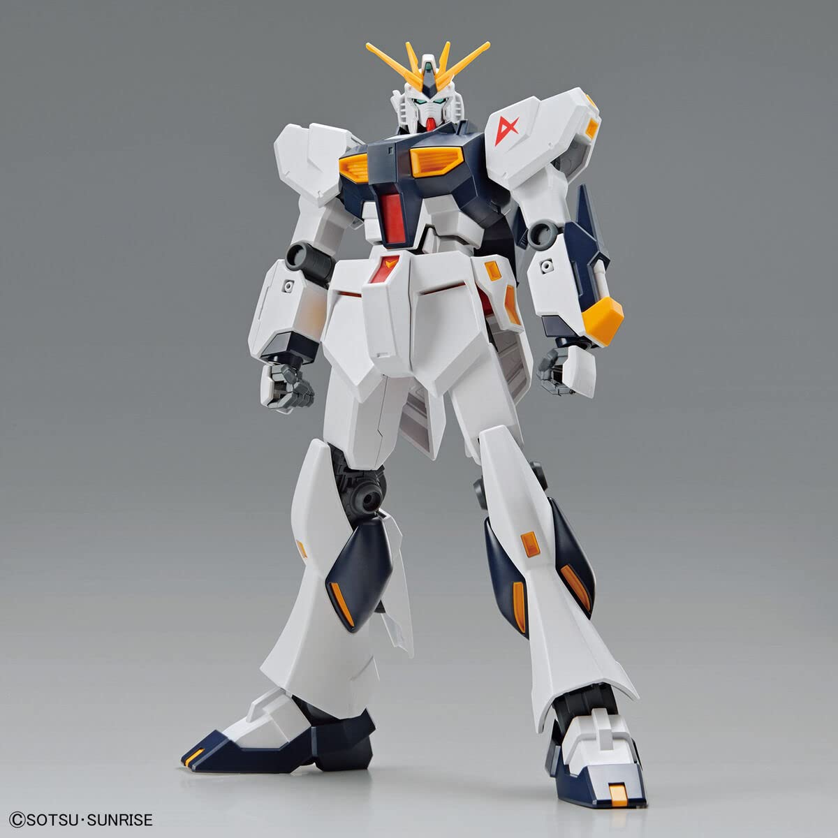 BANDAI ENTRY GRADE Nu Gundam - 1/144 Scale Model Kit | Beginner Friendly | No Glue Required 3