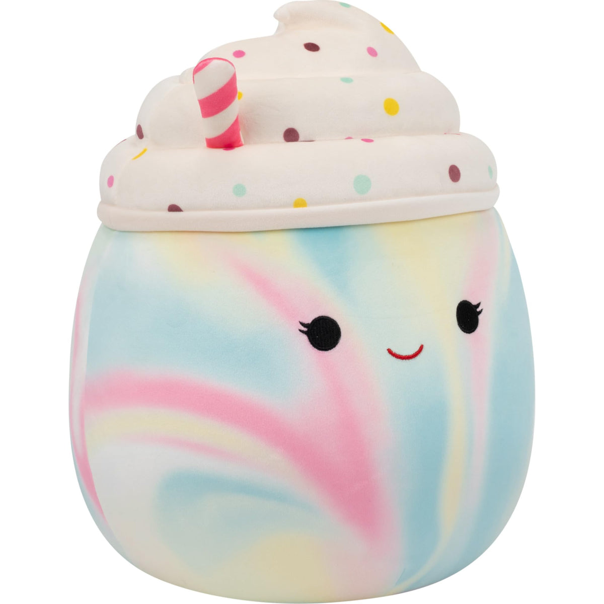 Squishmallows Kelen the Rainbow Sherbet Frappe Soft Doll - 12-inch, Multicolor