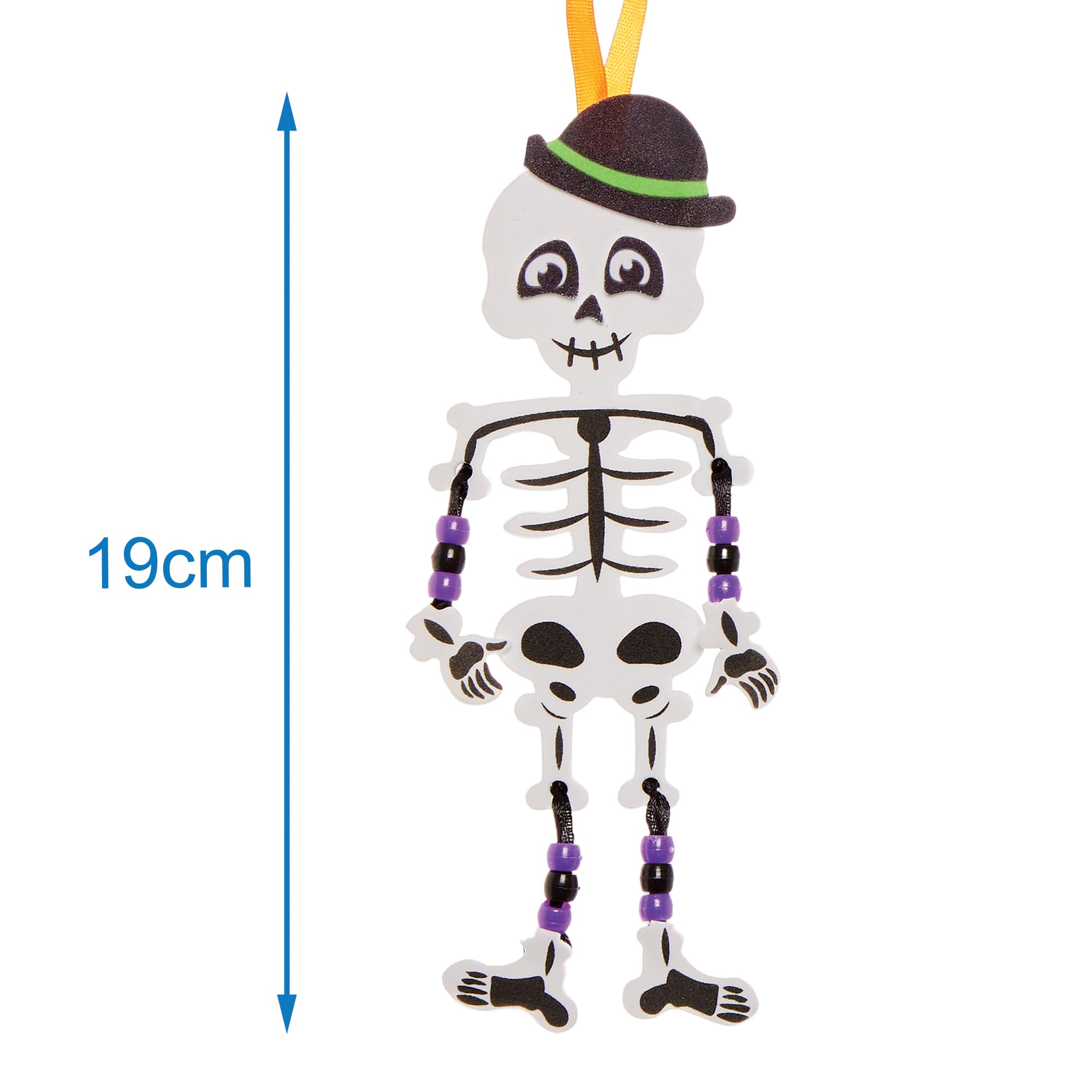 Baker Ross Skeleton Dangly Arm and Leg Decoration Kit - Pack of 5 2
