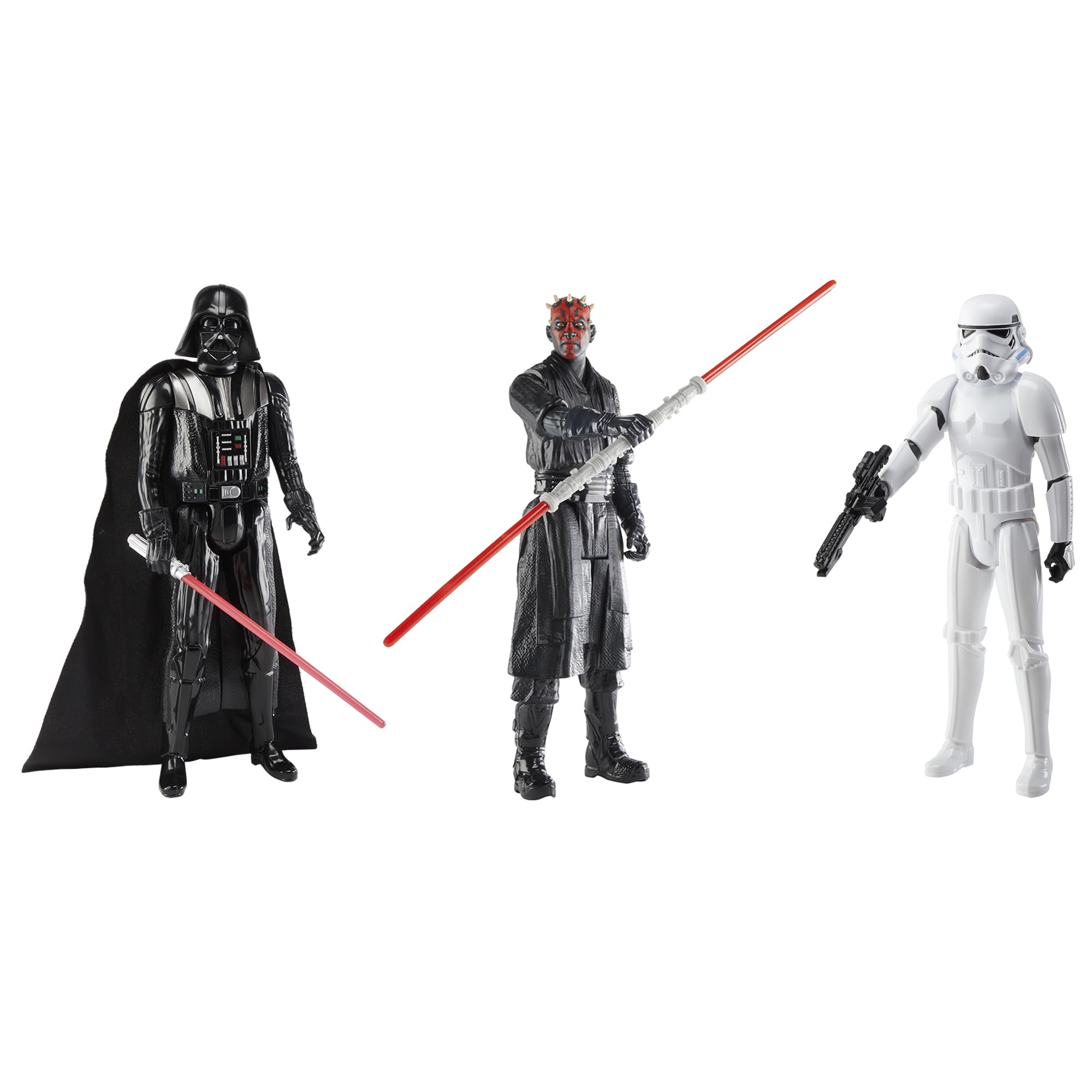 Star Wars Clash of the Dark Side - 30-cm Action Figure 3-Pack with Darth Vader, Darth Maul & Stormtrooper 1