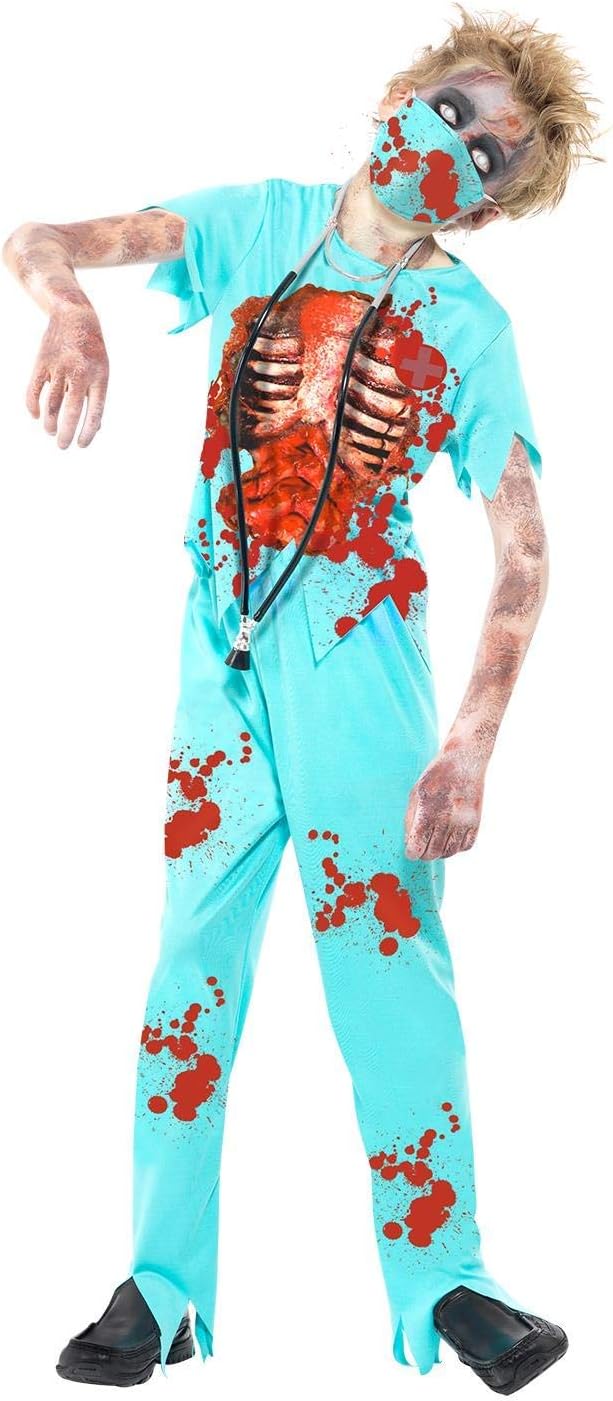 Smiffys Zombie Surgeon Costume - Size L (Ages 10-12) 1