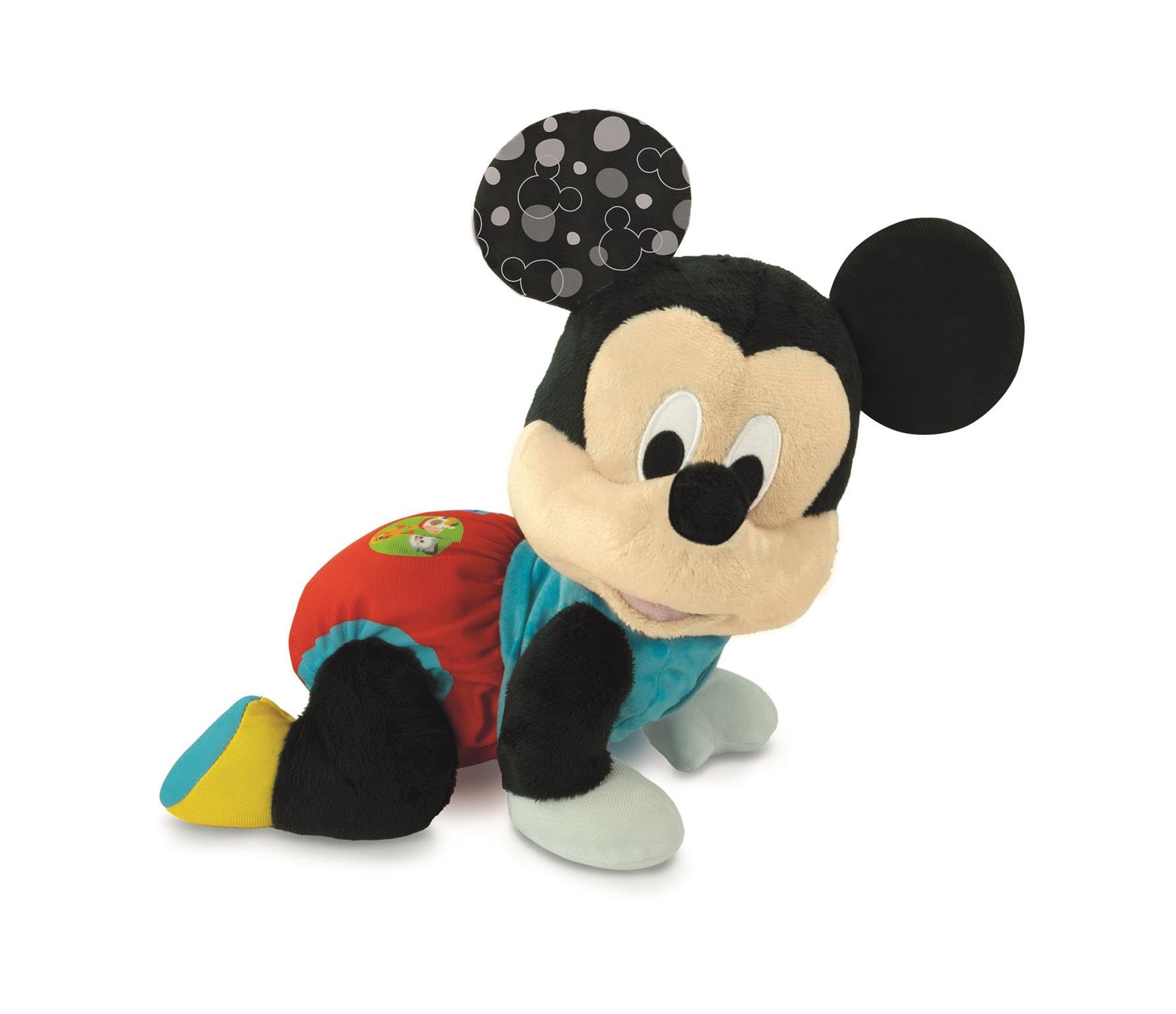 Clementoni Disney Baby Mickey Crawling Soft Toy for Unisex Children | Ages 6-36 Months