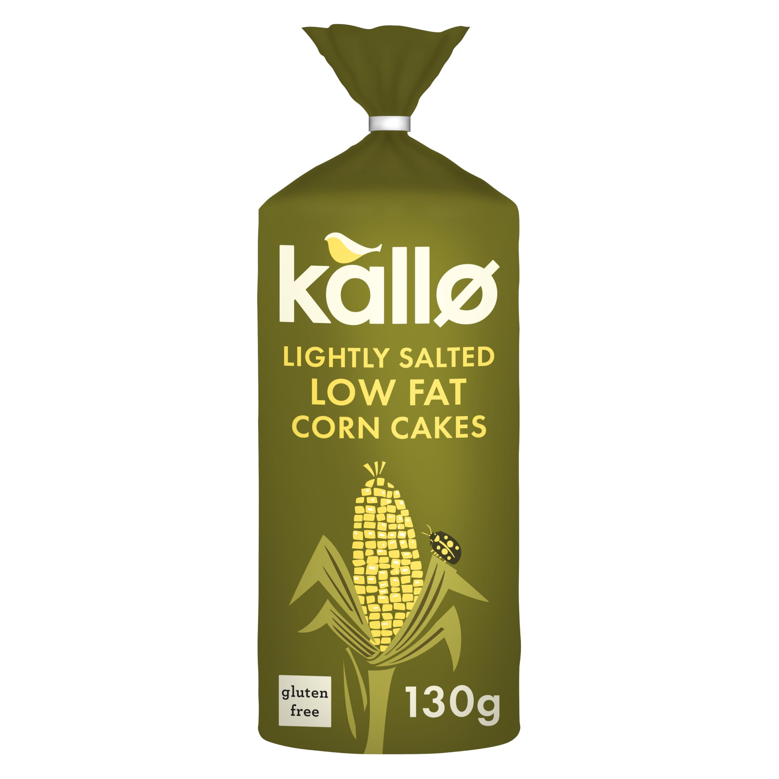 Kallo Lightly Salted Corn Cakes - Low Calorie Snack | Gluten Free | Vegan | 130g 1