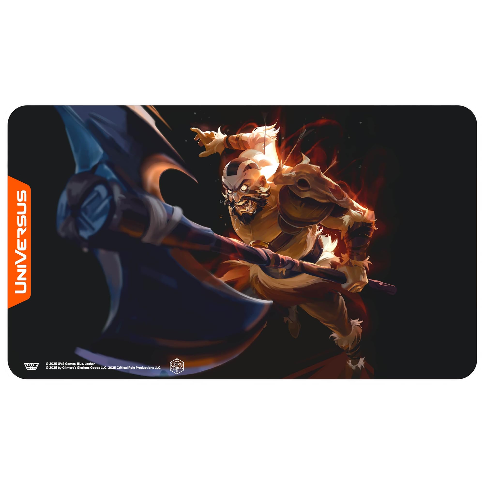 UniVersus Critical Role: Heroes of Exandria Grog Strongjaw Playmat 24 x 14 Inches 1