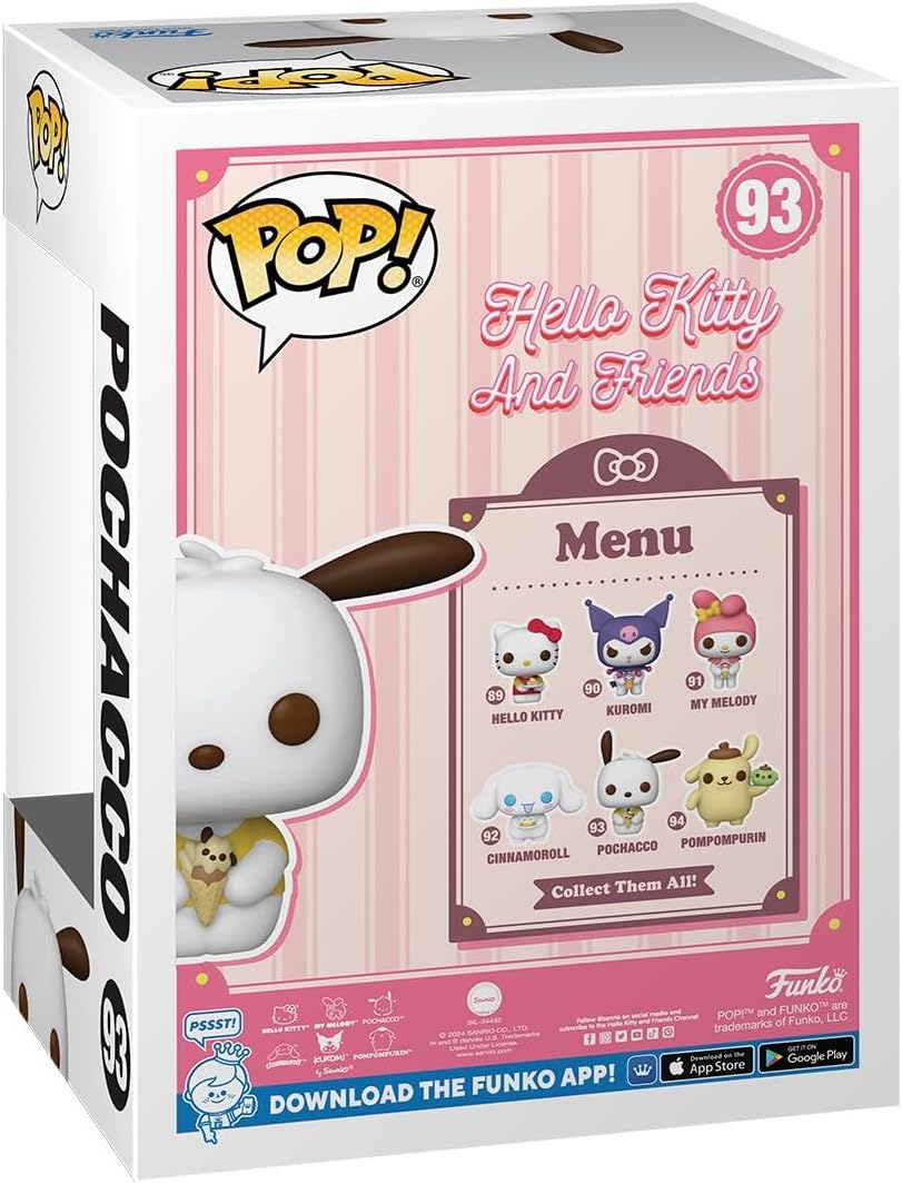 Funko Pop! Sanrio - Pochacco with Dessert Vinyl Figure 80317 3