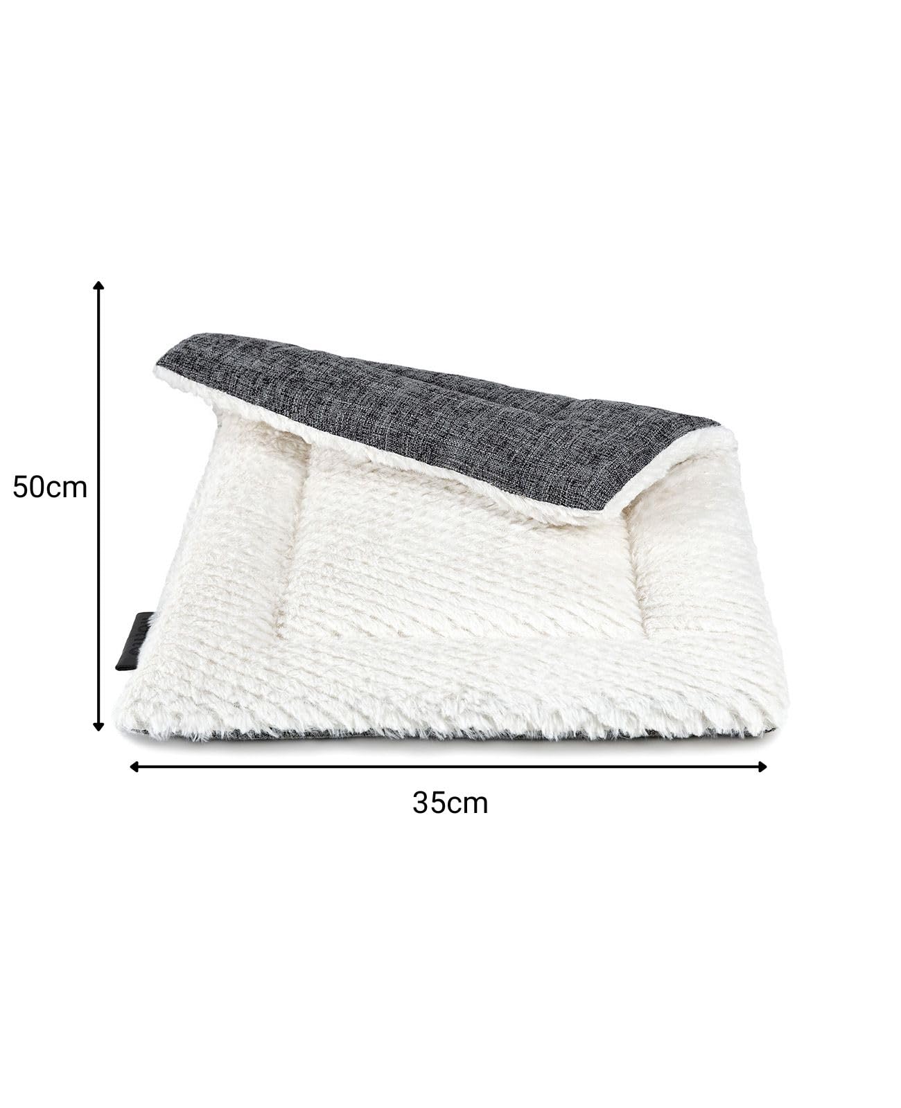 lionto Reversible Warming Pet Blanket for Dogs & Cats | 4 cm Thick Padding | Grey 5