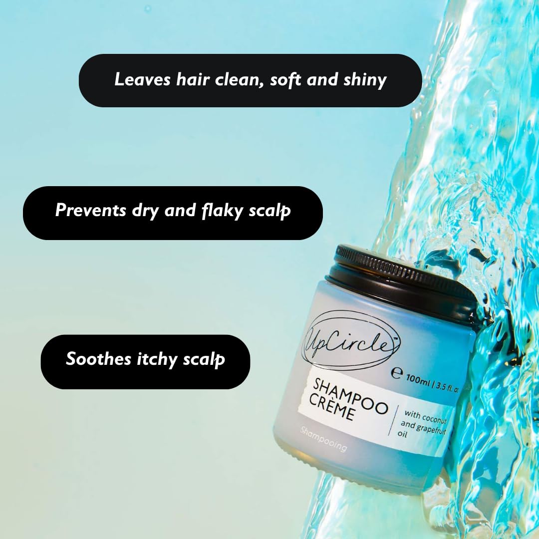 UpCircle Shampoo Crème with Rosemary Oil & Pink Berry - Nourishes, Protects, Reduces Breakage | 100g