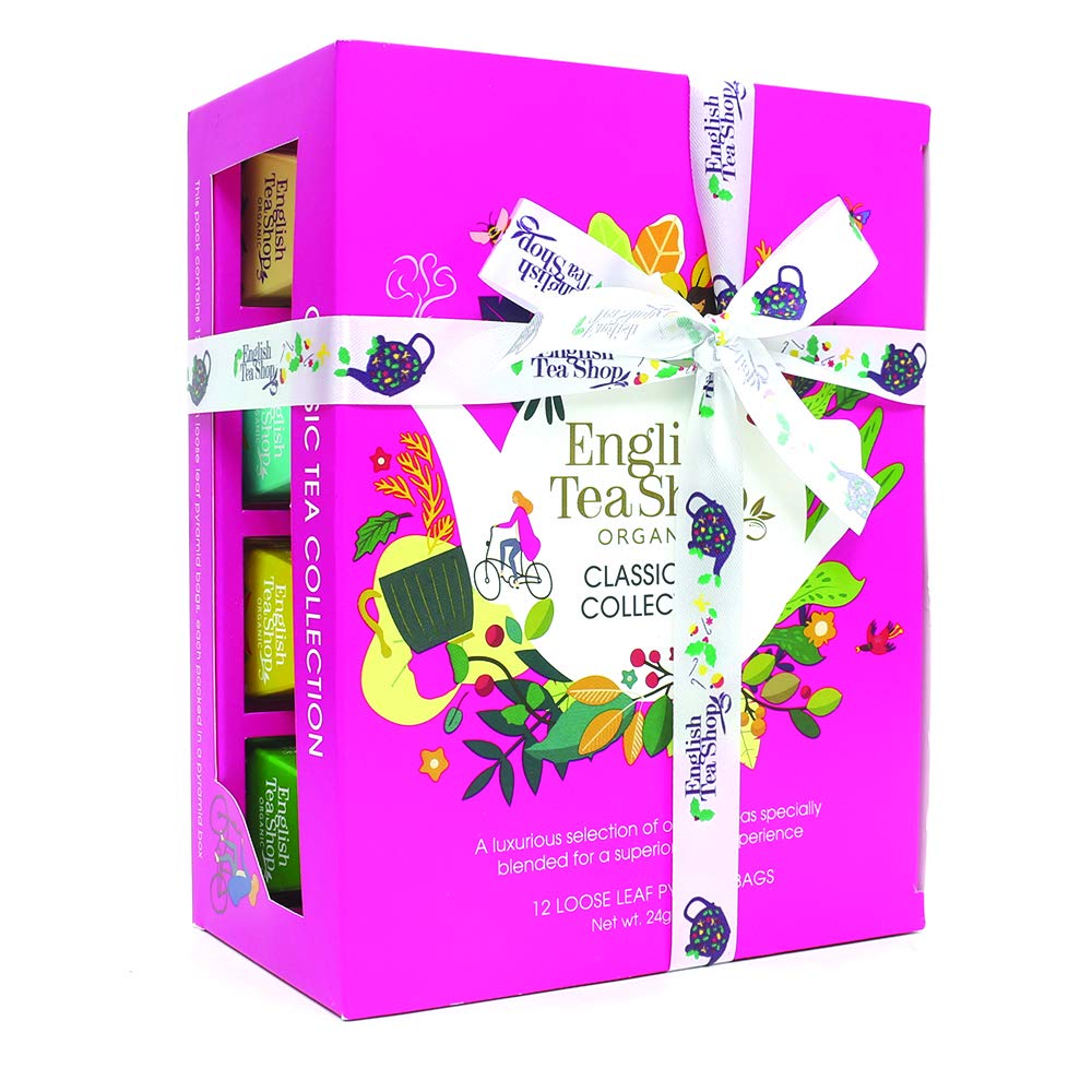 English Tea Shop Organic Classic Tea Collection Prism - 12 Pyramid Tea Bags 2