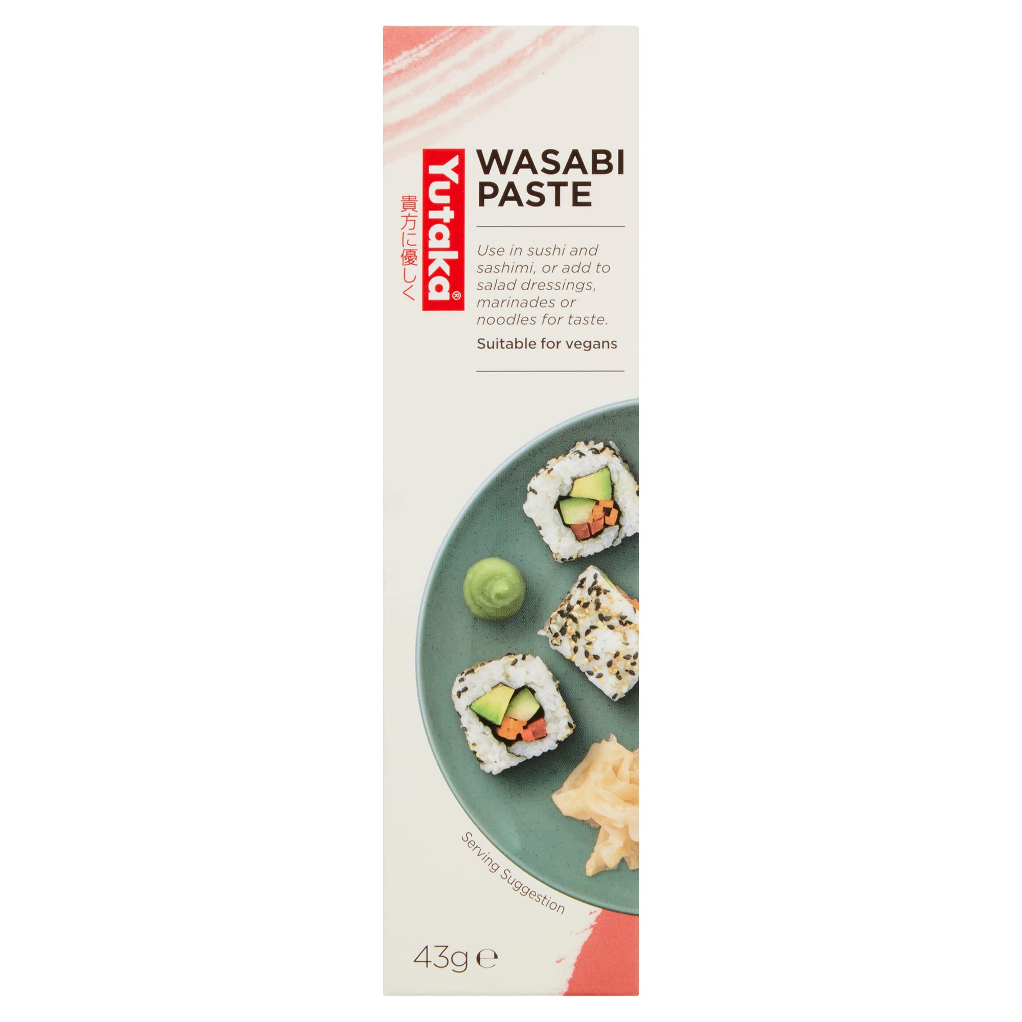 Yutaka Wasabi Paste - Spicy Japanese Horseradish Condiment | 43g Tube