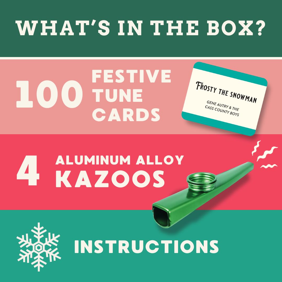 Ridley's Kazoo That Festive Tune Party Game | Ages 8+ | 2+ Players | 20 Min 4