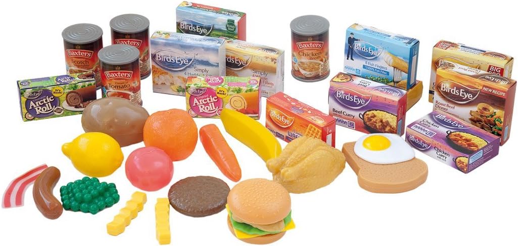 Casdon 617 Family Favourites Toy Grocery Set - 36-Piece Play Food Set for Ages 2+ 1