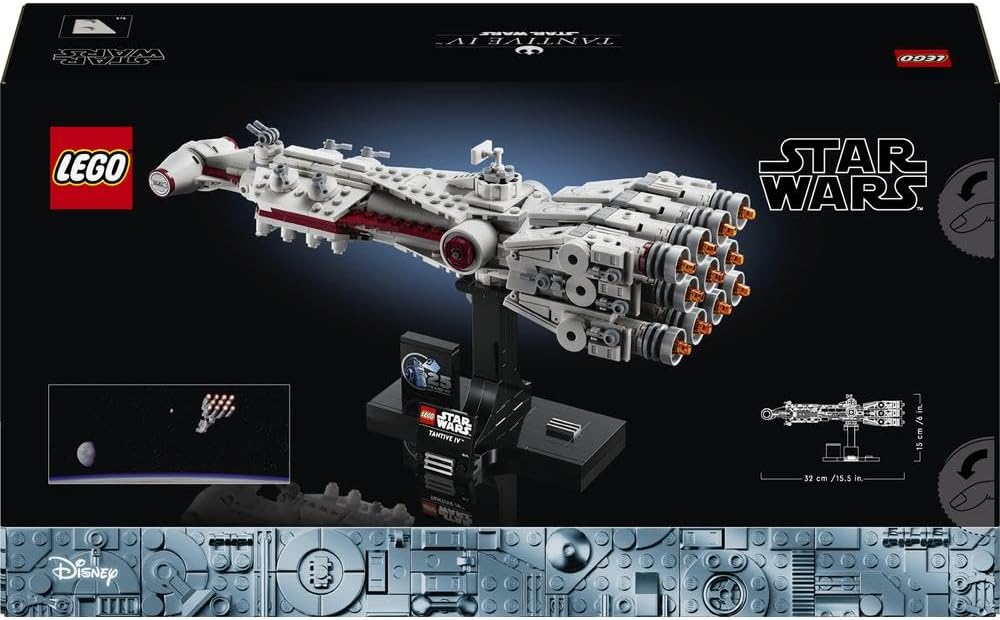 LEGO Star Wars Tantive IV 75376 - Collectible 25th Anniversary Model Kit for Adults