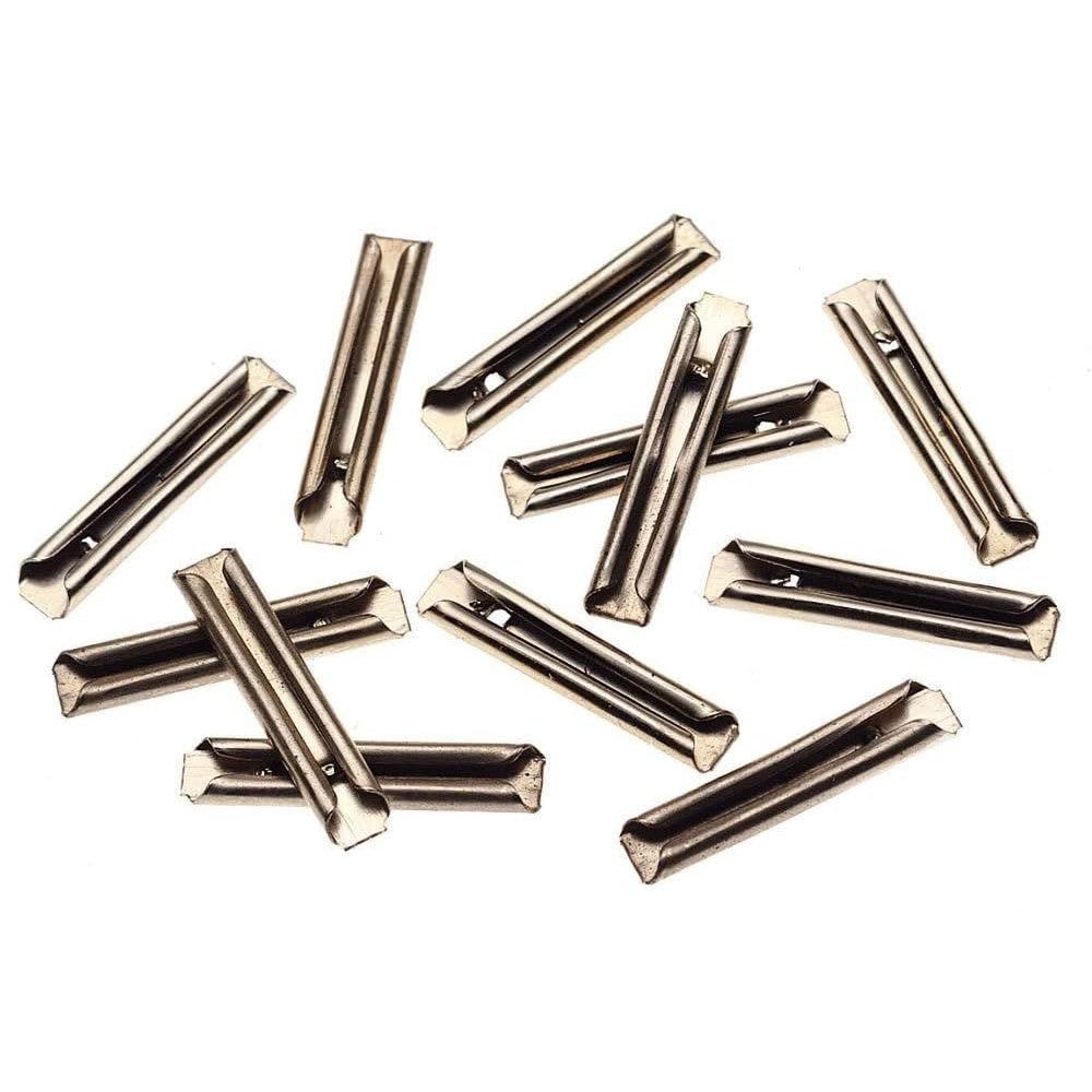 Hornby R910 Model Train Track Fishplates - Pack of 12 | Plastic, Silver | For Flexible/Semi-Flexible Track 1