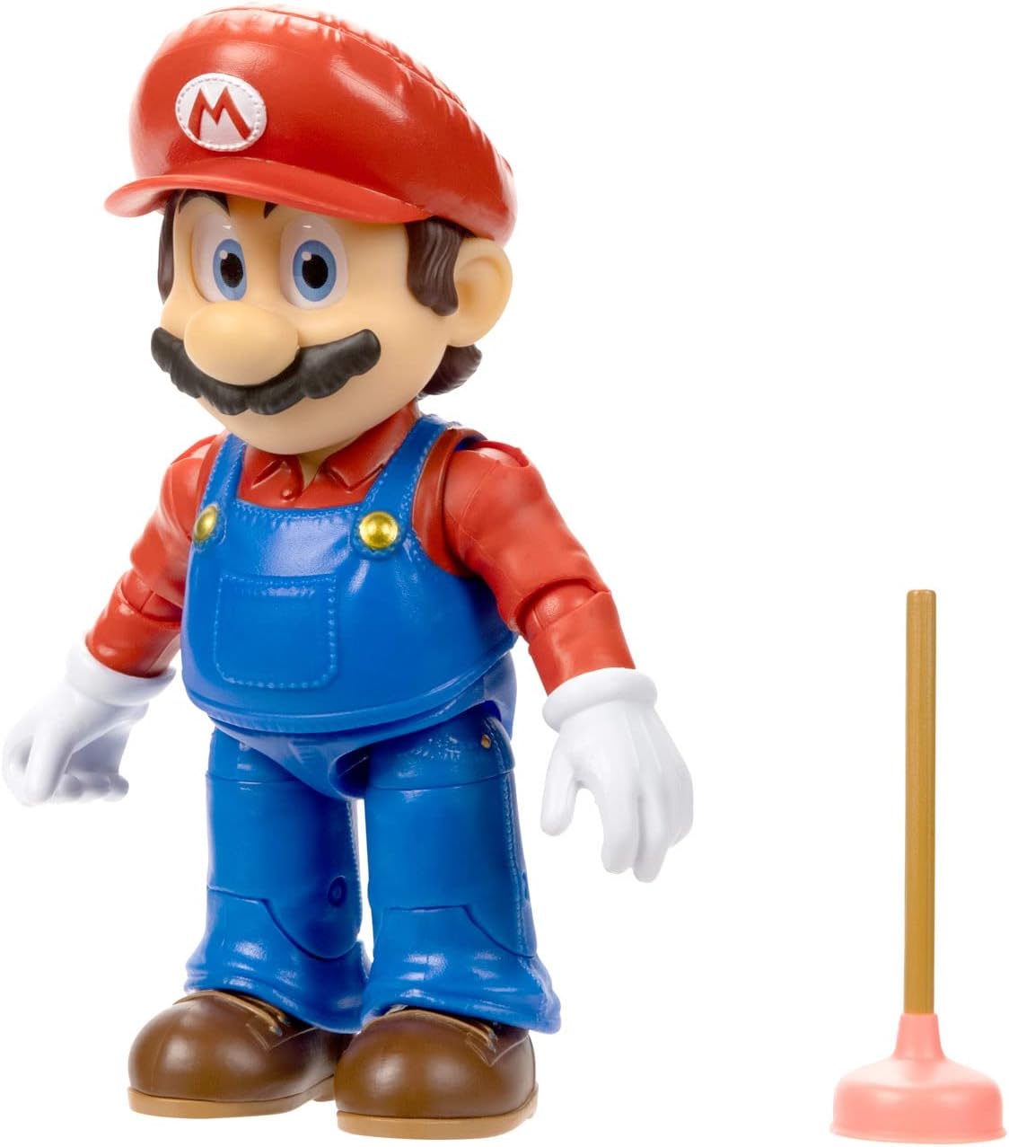 The Super Mario Bros. Movie - 5" Mario Action Figure with Plunger Accessory 2