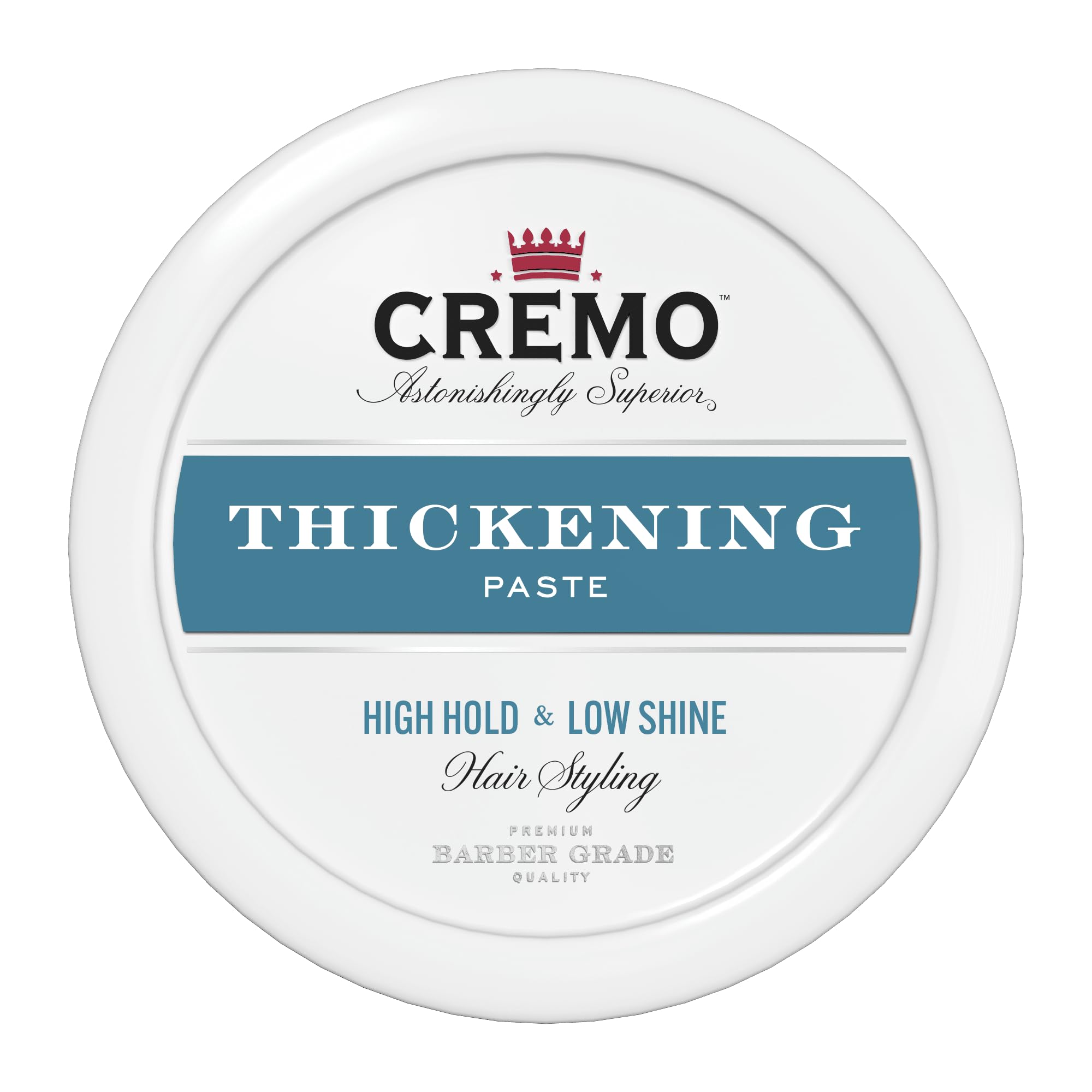 Cremo Thickening Hair Styling Paste for Men - High Hold, Low Shine, 113 g