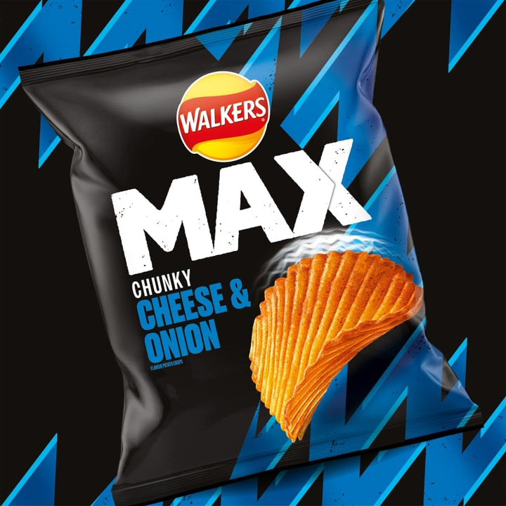 Walkers Max Cheese & Onion Crisps 50g (Pack of 24)