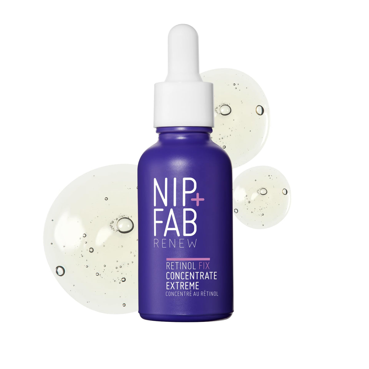 Nip+Fab Retinol Fix Booster Extreme - 0.3% Stabilised Retinol Facial Treatment for Fine Lines, Wrinkles, and Pore Refining | Vegan | 30ml