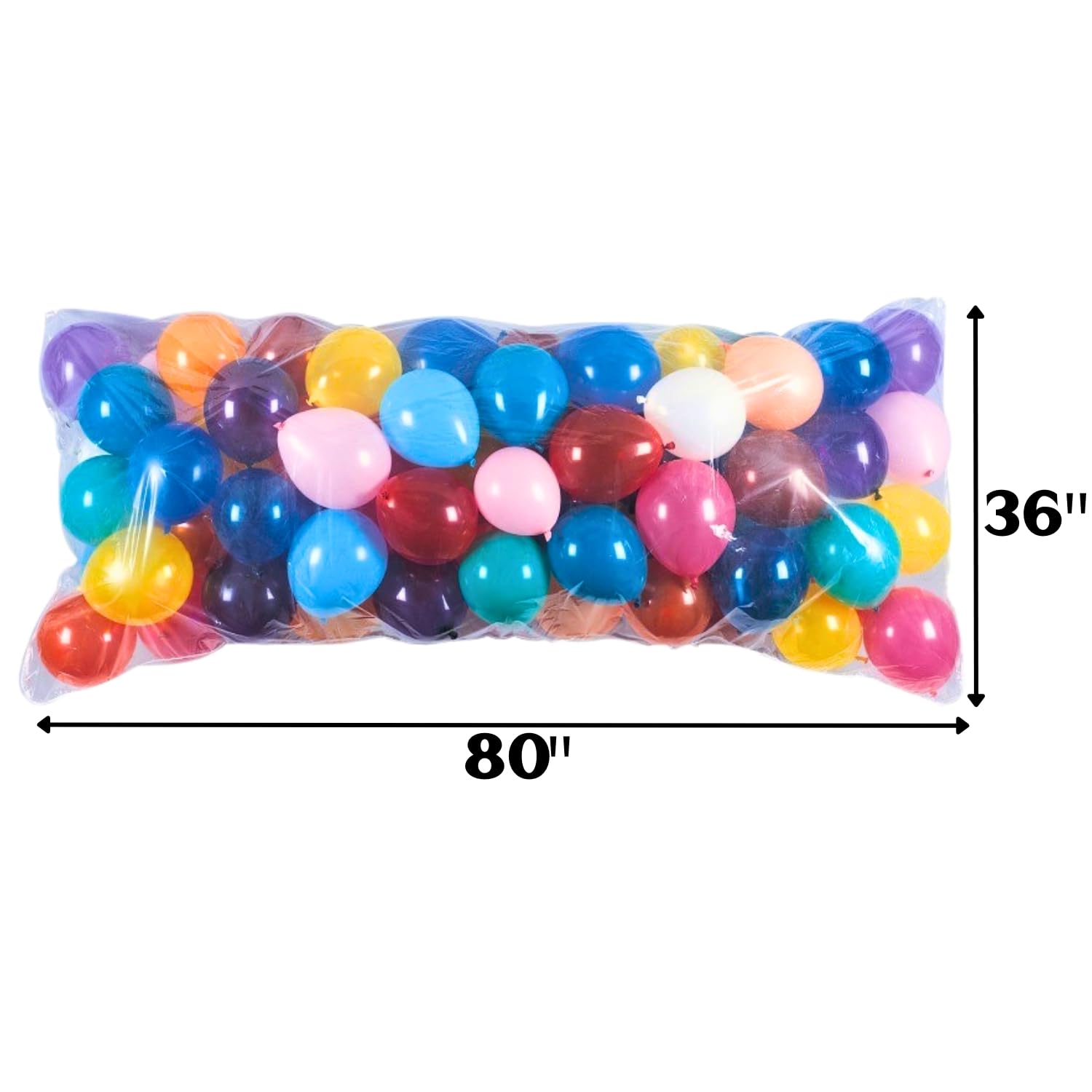 Unique 4909 Clear Balloon Drop Bag - 80' x 36' | 1 Pc