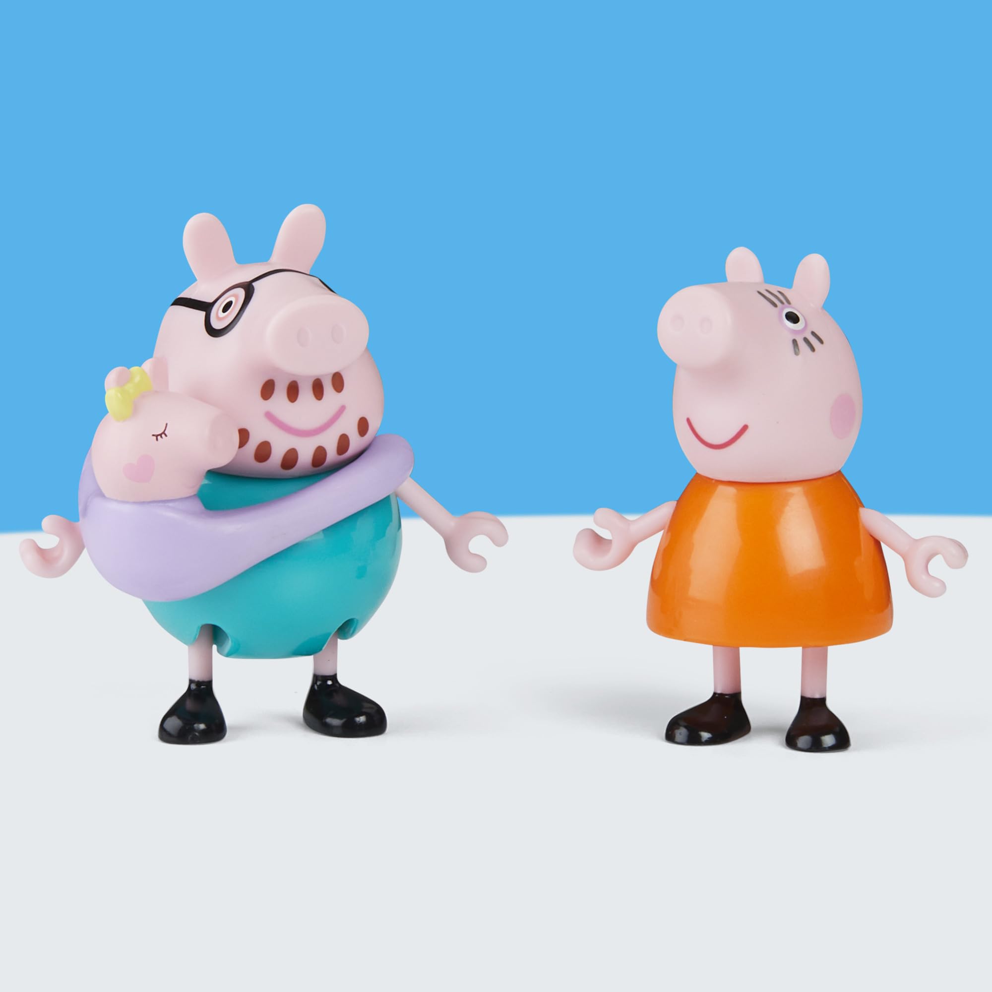 Peppa Pig Peppa's Family of Five Figure Set | 5 Figures | Ages 3+ 8