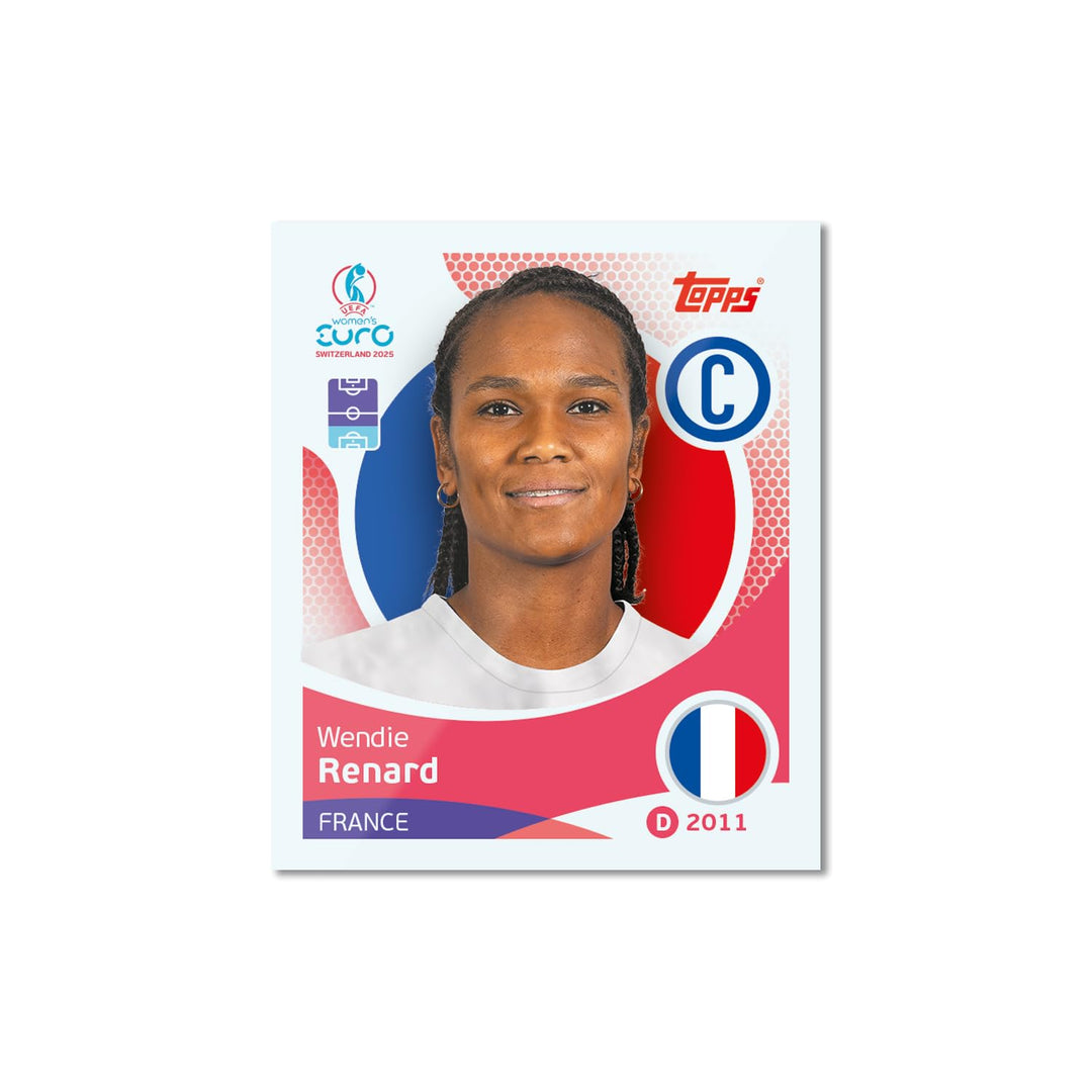 Topps UEFA Women's Euros 2025 Sticker Collection - Multipack (6 Packets)