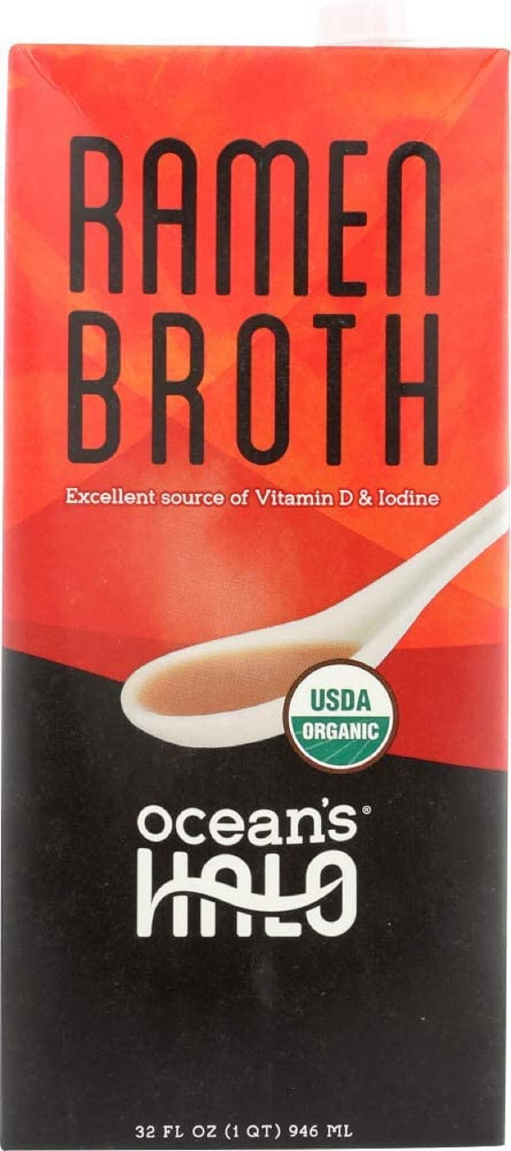 Ocean's Halo Ramen Broth - Organic Kelp-Based Soup Base, Vegan & Gluten-Free, 946ml 1