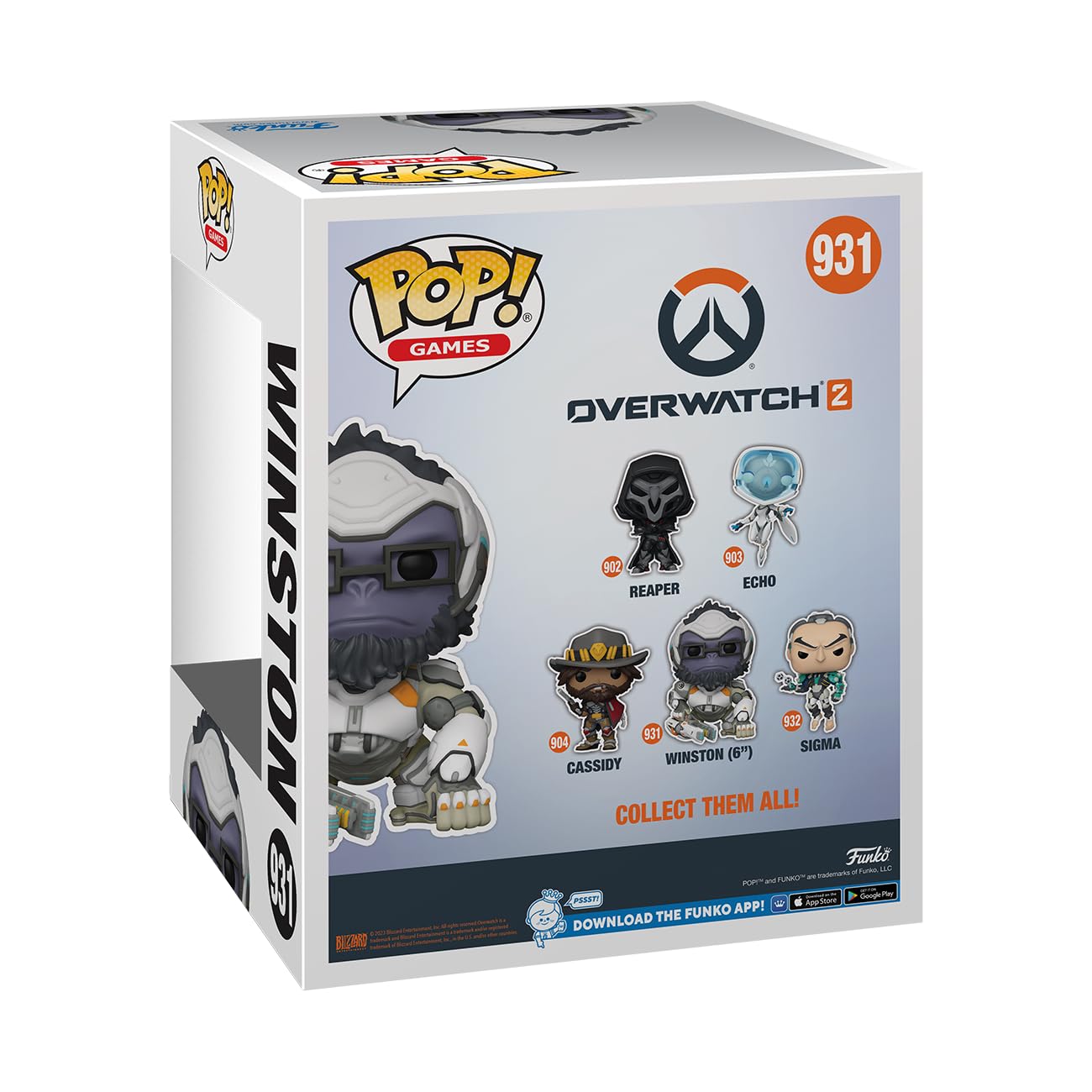 Funko Pop! Super: Overwatch 2 - Winston Vinyl Figure (59190) 20
