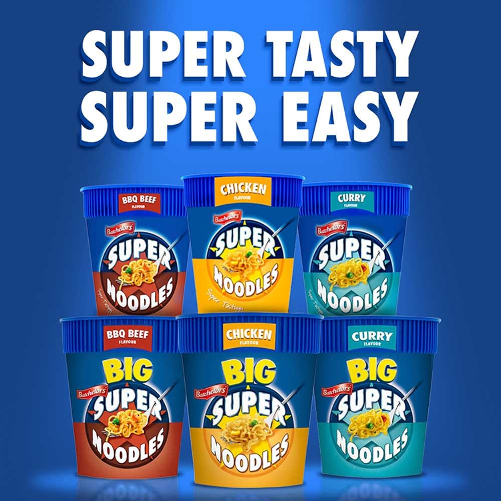 Batchelors Super Noodles Chicken Flavour Instant Noodles (75g, Pack of 8)
