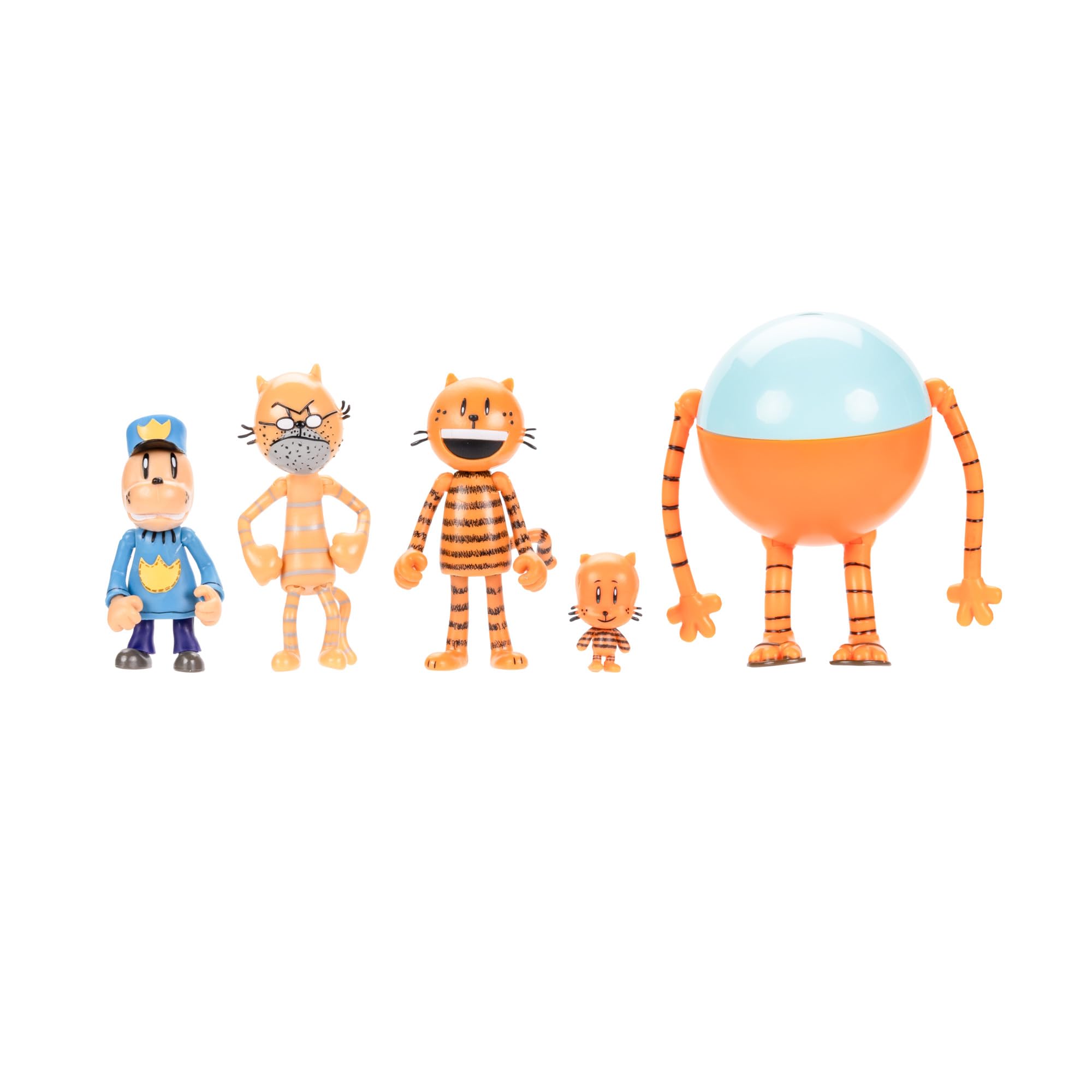 Dog Man Movie Action Figures Multipack - 6.3cm Articulated Play Figures 2