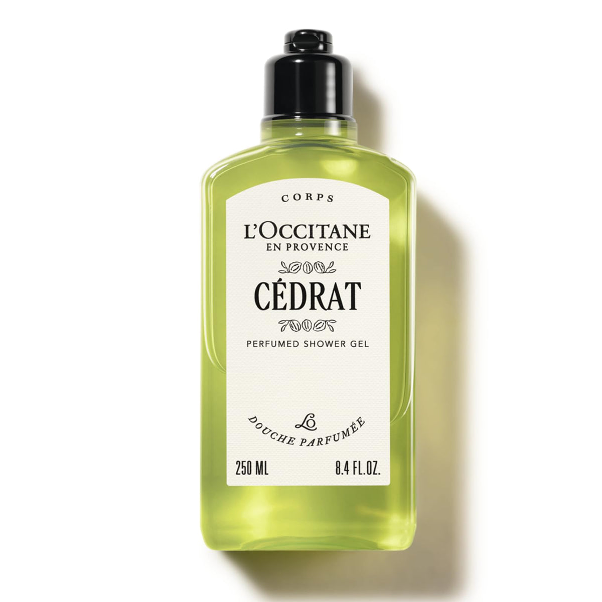 L'OCCITANE Cédrat Shower Gel - Energising Citrus & Cedarwood Body Wash, 250ml