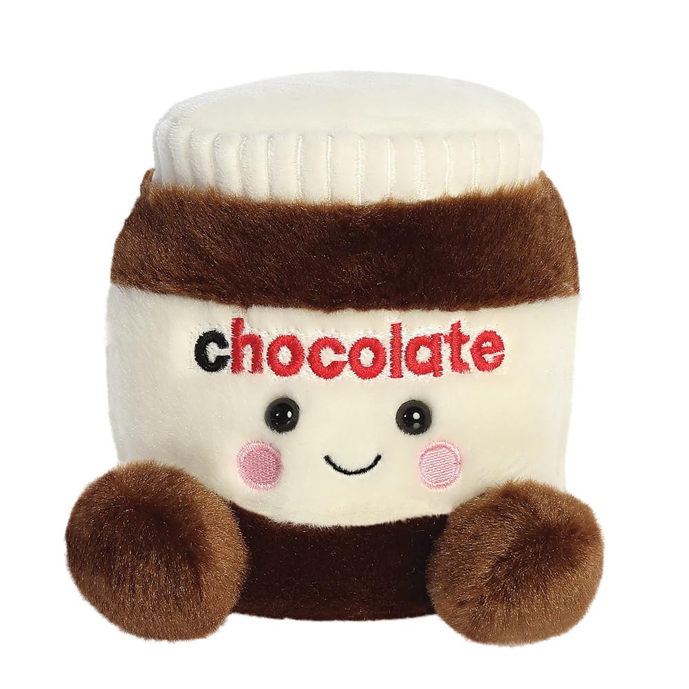 AURORA Palm Pals Silky Chocolate Spread Soft Toy | 13cm | Suitable from Birth 1