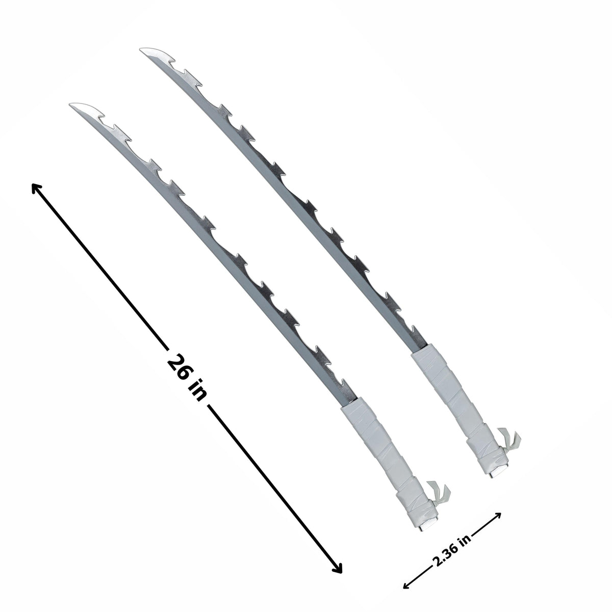 Disguise Demon Slayer Dual Sword Set - 2 Toy Swords - 66cm / 26"