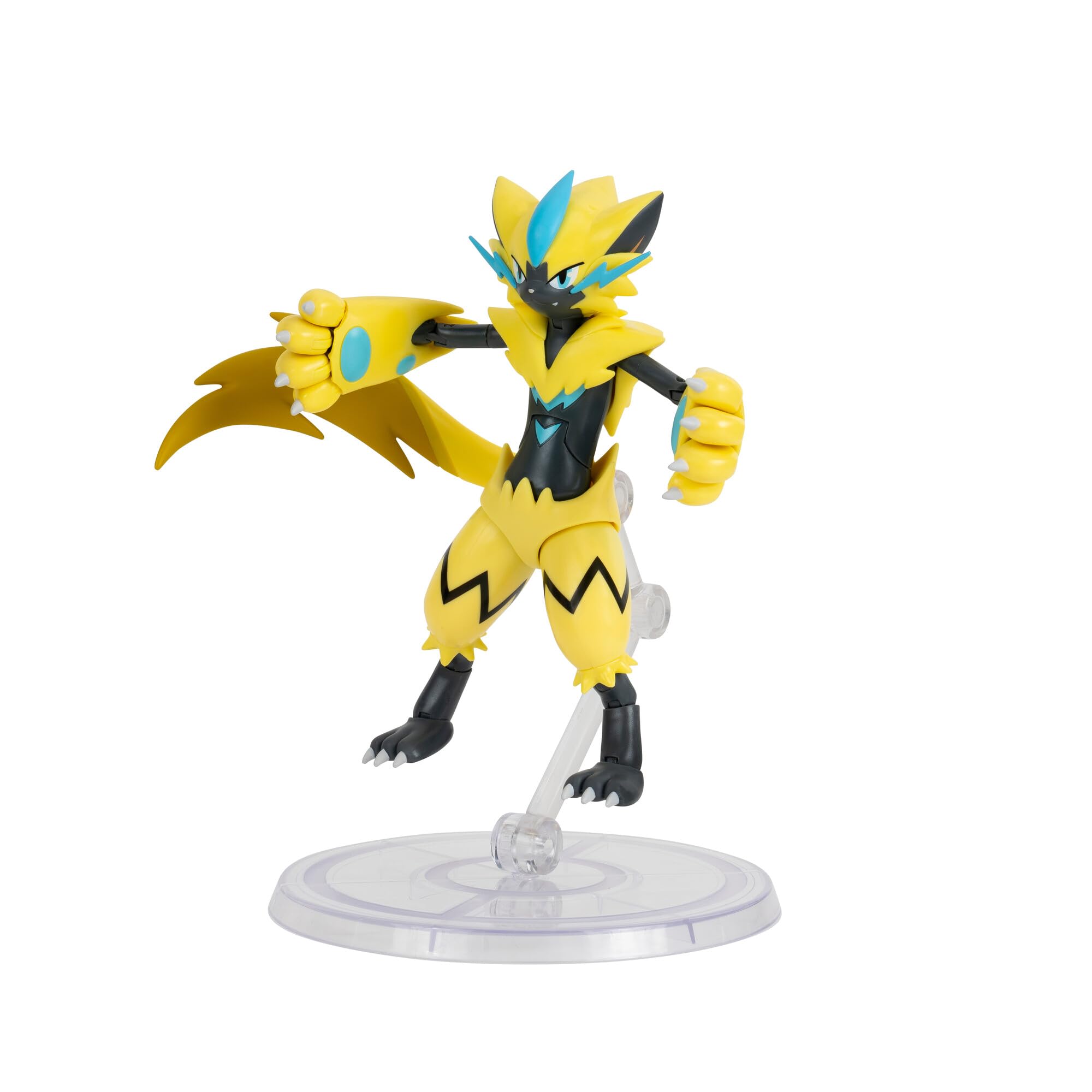 Pokémon Select Zeraora - 6-Inch Super-Articulated Action Figure with Posing Stand 2
